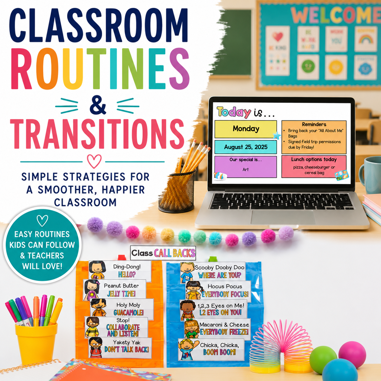 Classroom Routines and Transition Strategies for K-2 – Proud to be Primary