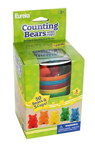 50 Counting Bears with 5 Cups