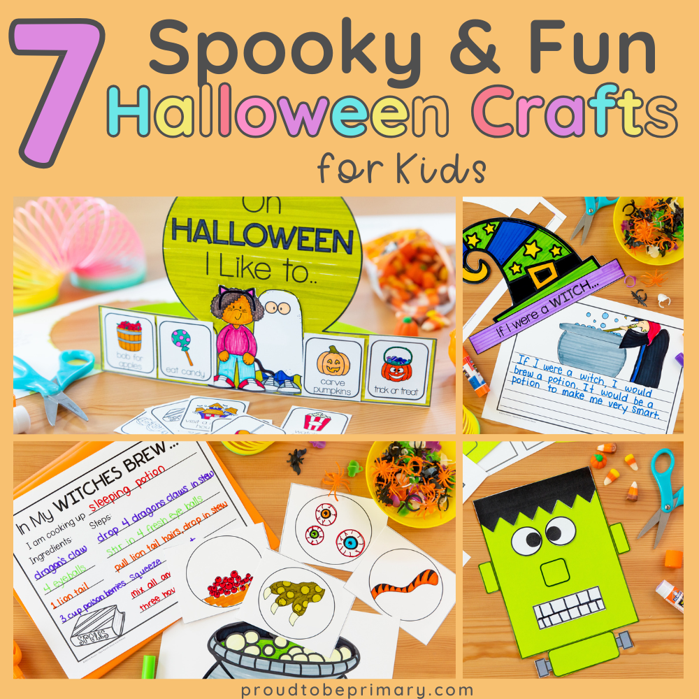 7 Spooky & Fun Halloween Crafts for Kids – Proud to be Primary